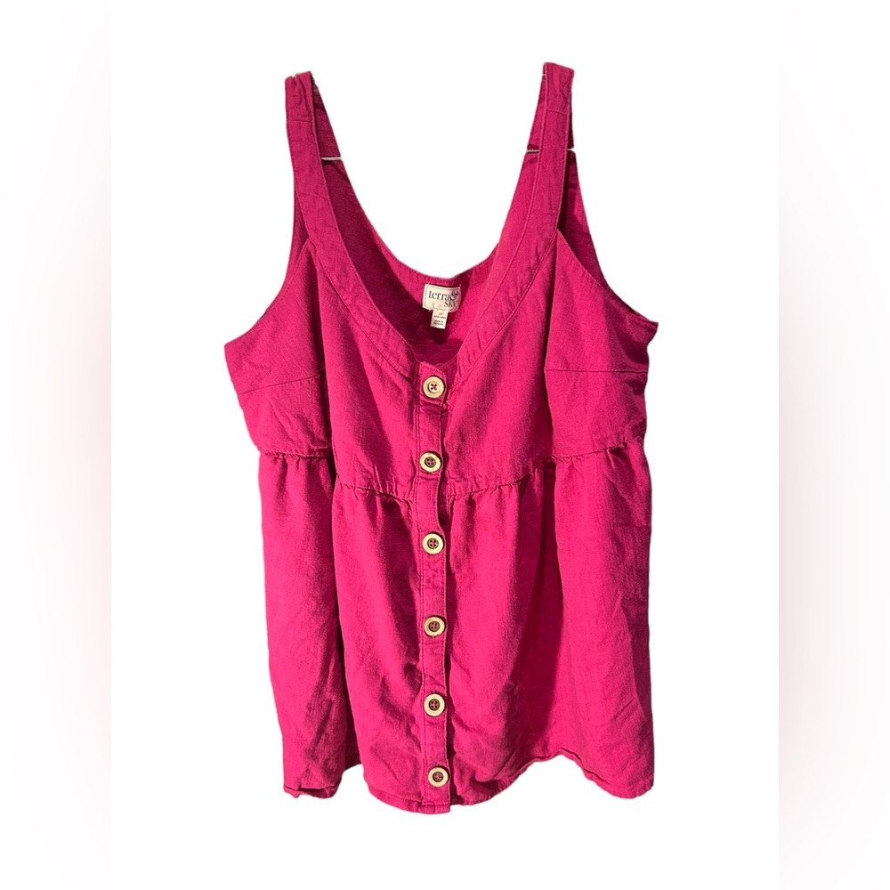 Terra & Sky Womens Plus Size Tank 1x